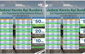 Jadwal Tiket Kereta Bandara Yia